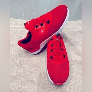 Nautica Steam Rock Saga Boys Red Athletic Sneaker Shoes Size 5